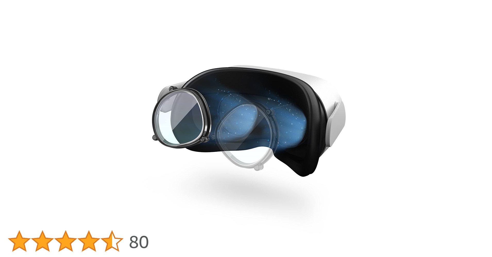 Quest１64GB 本体セット及び左右度付きレンズ付 Amazon.co.jp: ZyberGears VR 度付きレンズ（左側の黒、-4.0